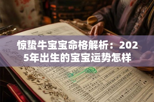 惊蛰牛宝宝命格解析:2026年出生的宝宝运势怎样 惊蛰牛宝宝命格解析:2026年出生的宝宝运势怎样