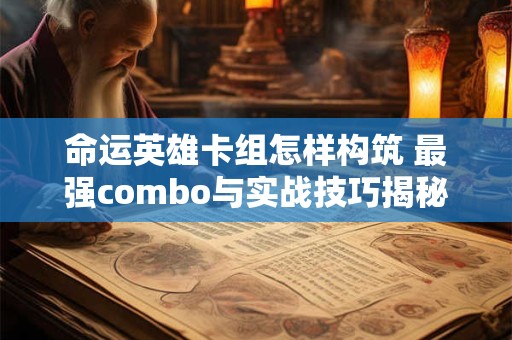 命运英雄卡组怎样构筑 最强combo与实战技巧揭秘 命运英雄卡组怎样构筑 最强combo与实战技巧揭秘