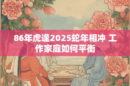 86年虎逢2025蛇年相冲 工作家庭如何平衡