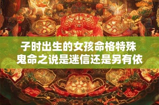子时出生的女孩命格特殊 鬼命之说是迷信还是另有依据