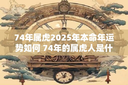 74年属虎2025年本命年运势如何 74年的属虎人是什么命
