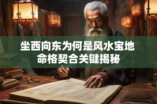 坐西向东为何是风水宝地 命格契合关键揭秘