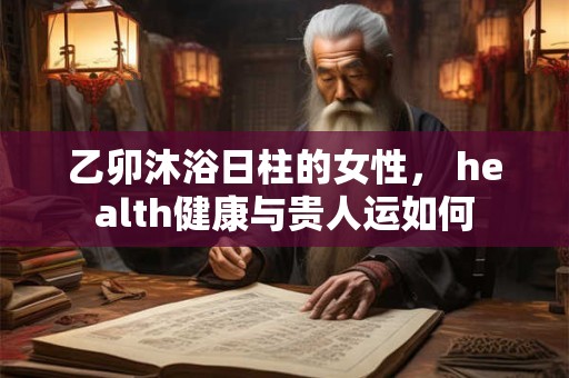 乙卯沐浴日柱的女性， health健康与贵人运如何