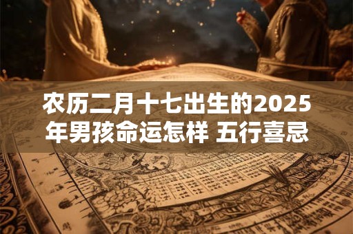 农历二月十七出生的2025年男孩命运怎样 五行喜忌分析