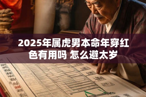 2025年属虎男本命年穿红色有用吗 怎么避太岁