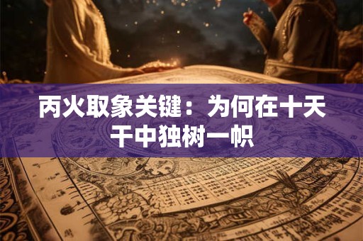 丙火取象关键：为何在十天干中独树一帜