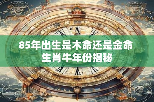 85年出生是木命还是金命 生肖牛年份揭秘