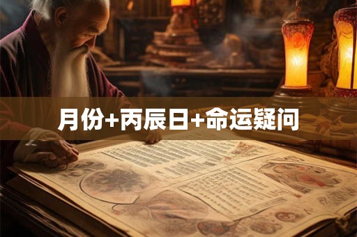 详细阅读:月份+丙辰日+命运疑问 月份+丙辰日+命运疑问