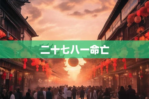 二十七八一命亡