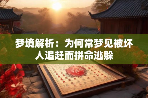 梦境解析：为何常梦见被坏人追赶而拼命逃躲