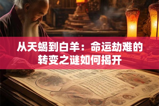 从天蝎到白羊：命运劫难的转变之谜如何揭开