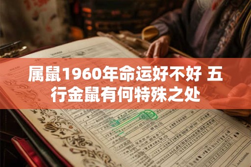 属鼠1960年命运好不好 五行金鼠有何特殊之处