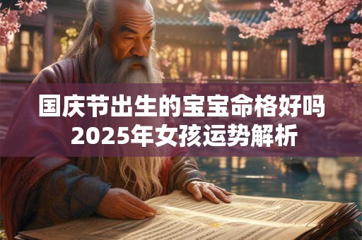 国庆节出生的宝宝命格好吗 2025年女孩运势解析