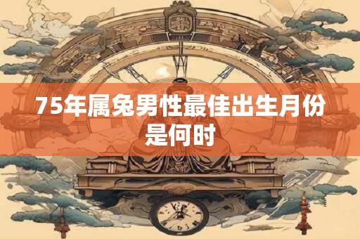 75年属兔男性最佳出生月份是何时