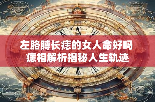 左胳膊长痣的女人命好吗 痣相解析揭秘人生轨迹