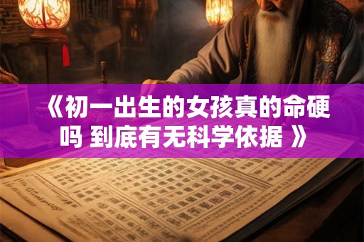 《初一出生的女孩真的命硬吗 到底有无科学依据 》