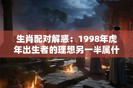 生肖配对解惑：1998年虎年出生者的理想另一半属什么