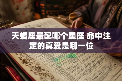 天蝎座最配哪个星座 命中注定的真爱是哪一位