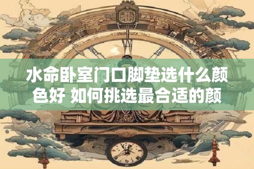 水命卧室门口脚垫选什么颜色好 如何挑选最合适的颜色