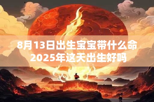 8月13日出生宝宝带什么命 2025年这天出生好吗