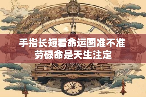 手指长短看命运图准不准 劳碌命是天生注定