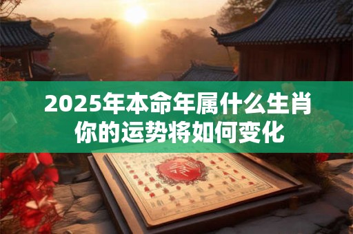 2025年本命年属什么生肖 你的运势将如何变化