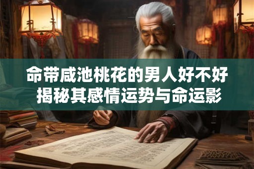 命带咸池桃花的男人好不好 揭秘其感情运势与命运影响