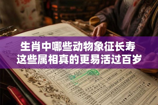 生肖中哪些动物象征长寿 这些属相真的更易活过百岁吗