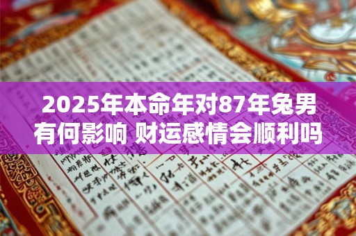 2025年本命年对87年兔男有何影响 财运感情会顺利吗