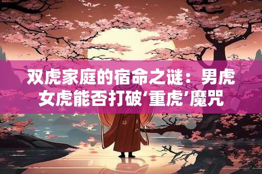 双虎家庭的宿命之谜：男虎女虎能否打破‘重虎’魔咒