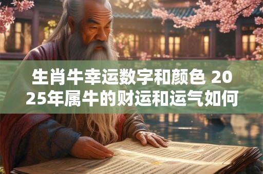 生肖牛幸运数字和颜色 2025年属牛的财运和运气如何