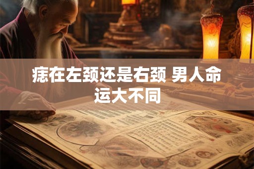 痣在左颈还是右颈 男人命运大不同