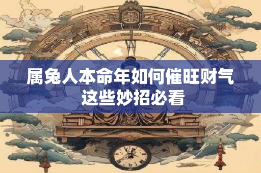 属兔人本命年如何催旺财气 这些妙招必看