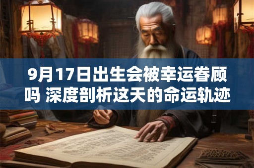 9月17日出生会被幸运眷顾吗 深度剖析这天的命运轨迹