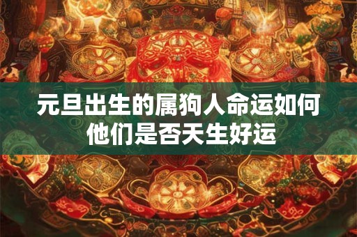元旦出生的属狗人命运如何 他们是否天生好运