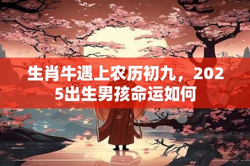生肖牛遇上农历初九，2025出生男孩命运如何