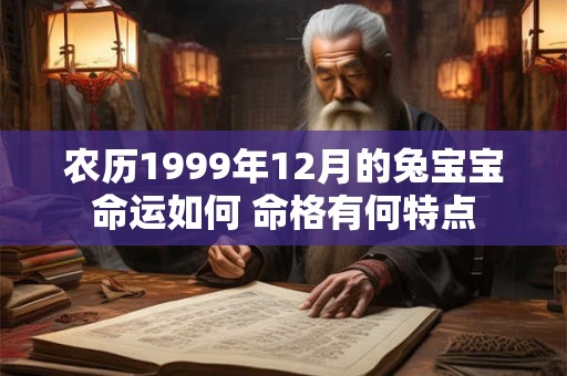 农历1999年12月的兔宝宝命运如何 命格有何特点