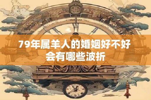 79年属羊人的婚姻好不好 会有哪些波折