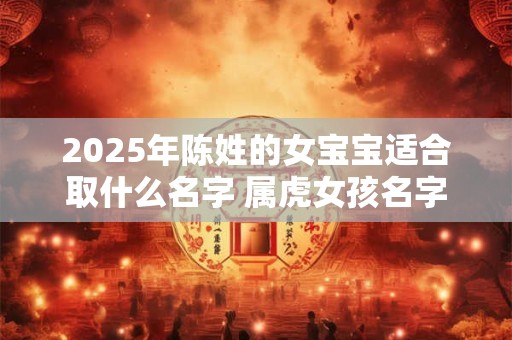 2025年陈姓的女宝宝适合取什么名字 属虎女孩名字寓意解析