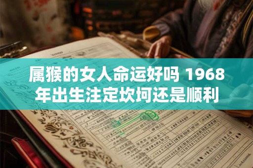 属猴的女人命运好吗 1968年出生注定坎坷还是顺利
