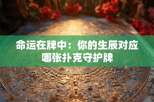 命运在牌中：你的生辰对应哪张扑克守护牌