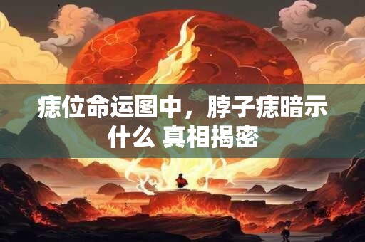 痣位命运图中，脖子痣暗示什么 真相揭密
