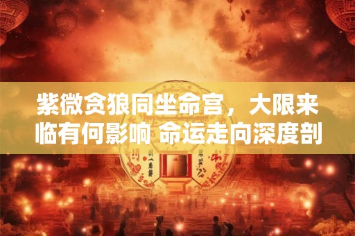 紫微贪狼同坐命宫，大限来临有何影响 命运走向深度剖析