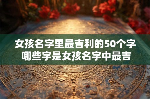女孩名字里最吉利的50个字 哪些字是女孩名字中最吉利的50个