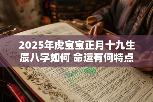 2025年虎宝宝正月十九生辰八字如何 命运有何特点