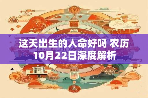 这天出生的人命好吗 农历10月22日深度解析