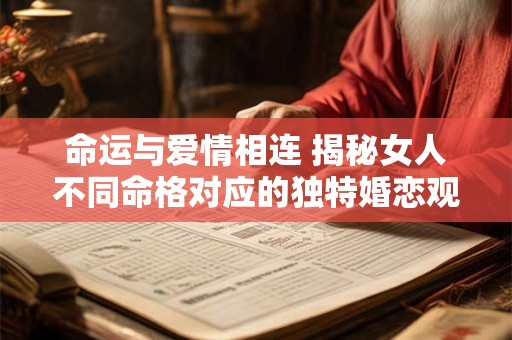 命运与爱情相连 揭秘女人不同命格对应的独特婚恋观