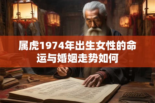 属虎1974年出生女性的命运与婚姻走势如何