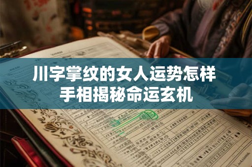 川字掌纹的女人运势怎样 手相揭秘命运玄机