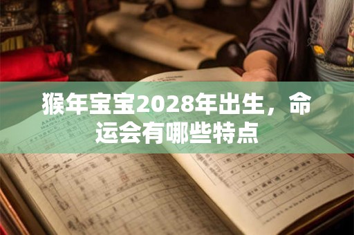 猴年宝宝2028年出生，命运会有哪些特点